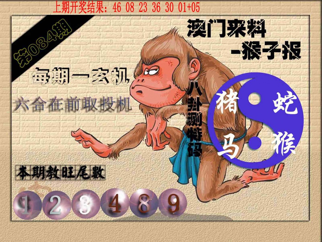 084期(来料)猴报[图]